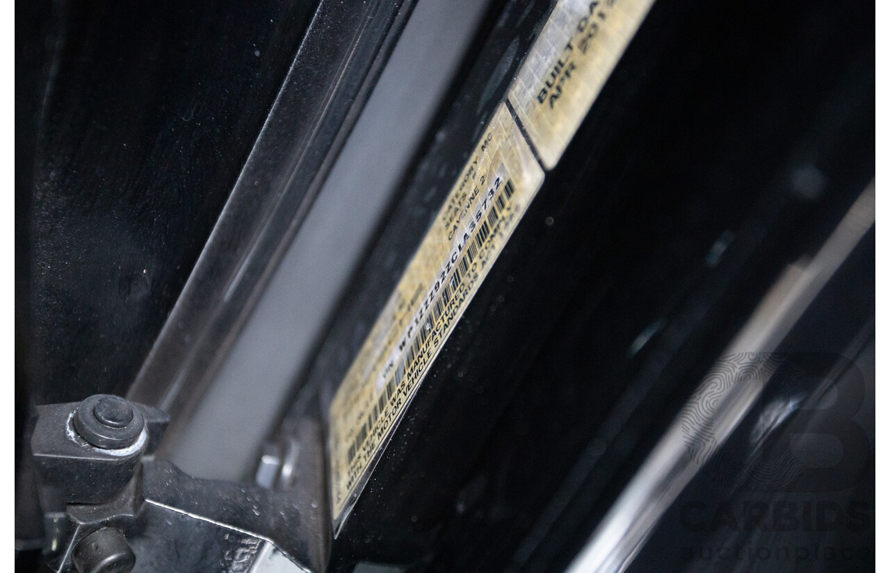 6/2012 Porsche Cayenne Diesel (AWD) Series 2 MY12 4D Wagon Black Turbo Diesel 3.0L