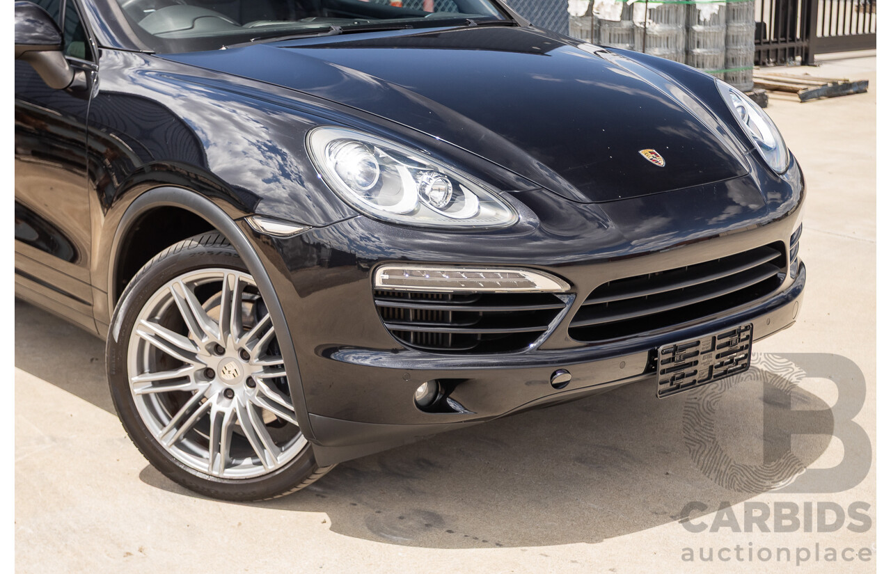 6/2012 Porsche Cayenne Diesel (AWD) Series 2 MY12 4D Wagon Black Turbo Diesel 3.0L