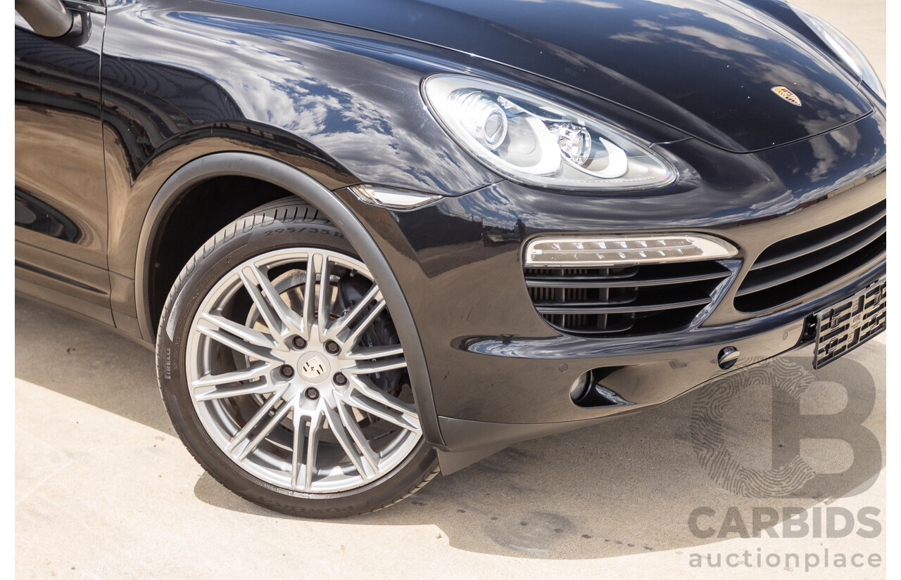 6/2012 Porsche Cayenne Diesel (AWD) Series 2 MY12 4D Wagon Black Turbo Diesel 3.0L
