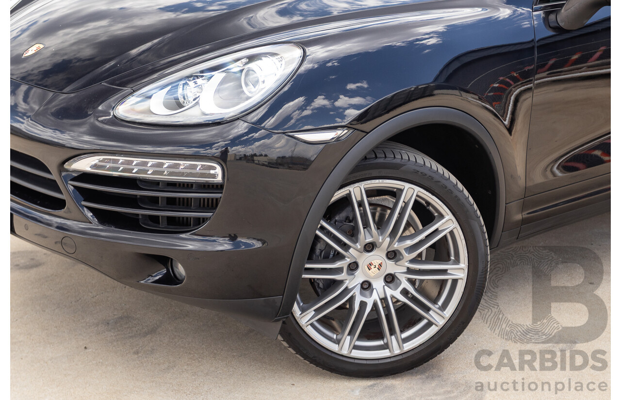 6/2012 Porsche Cayenne Diesel (AWD) Series 2 MY12 4D Wagon Black Turbo Diesel 3.0L