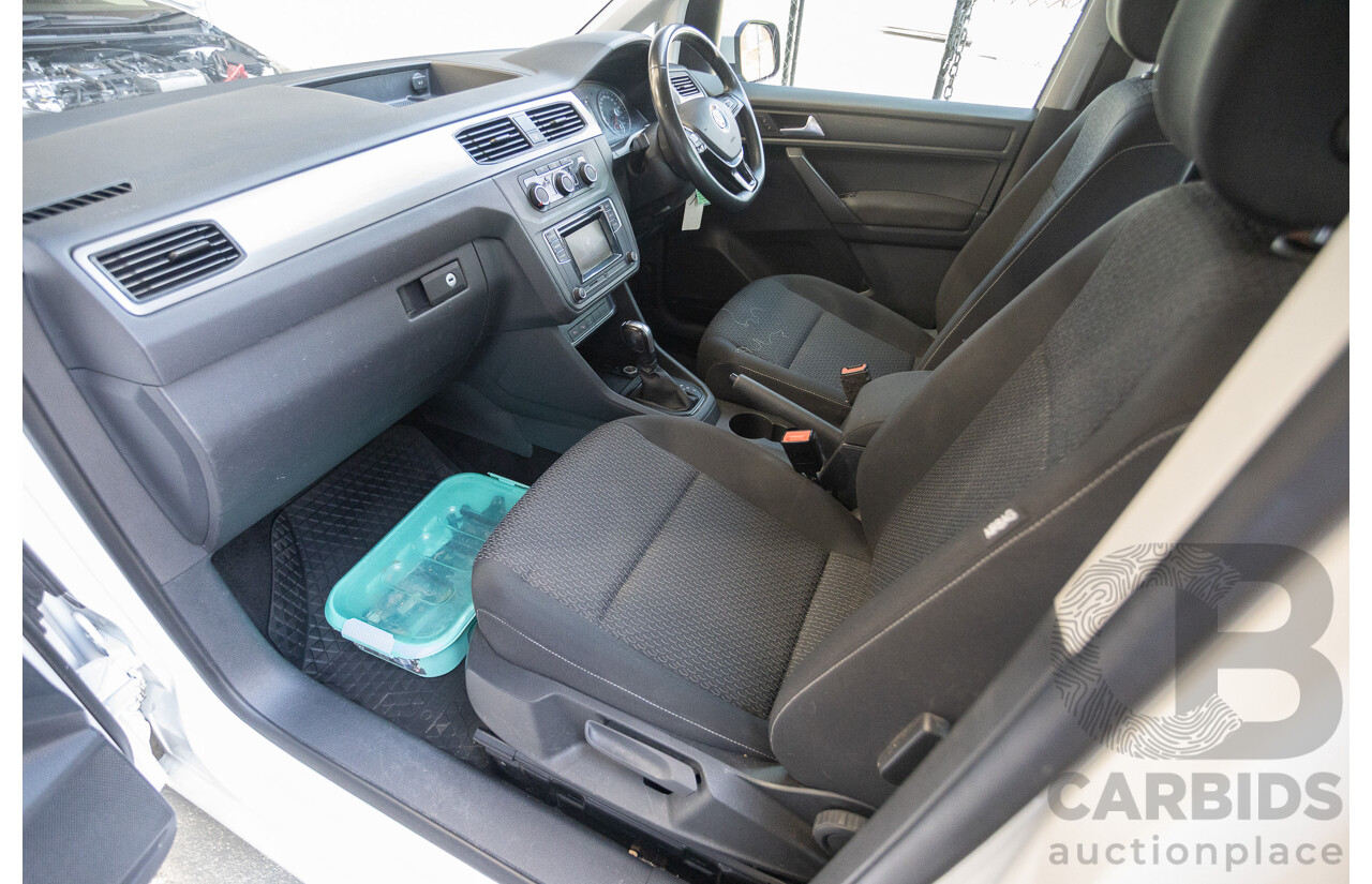 04/2018 Volkswagen Caddy Maxi Trendline TSI220 2K MY18 4D Wagon White Turbo 1.4L - 7 seats