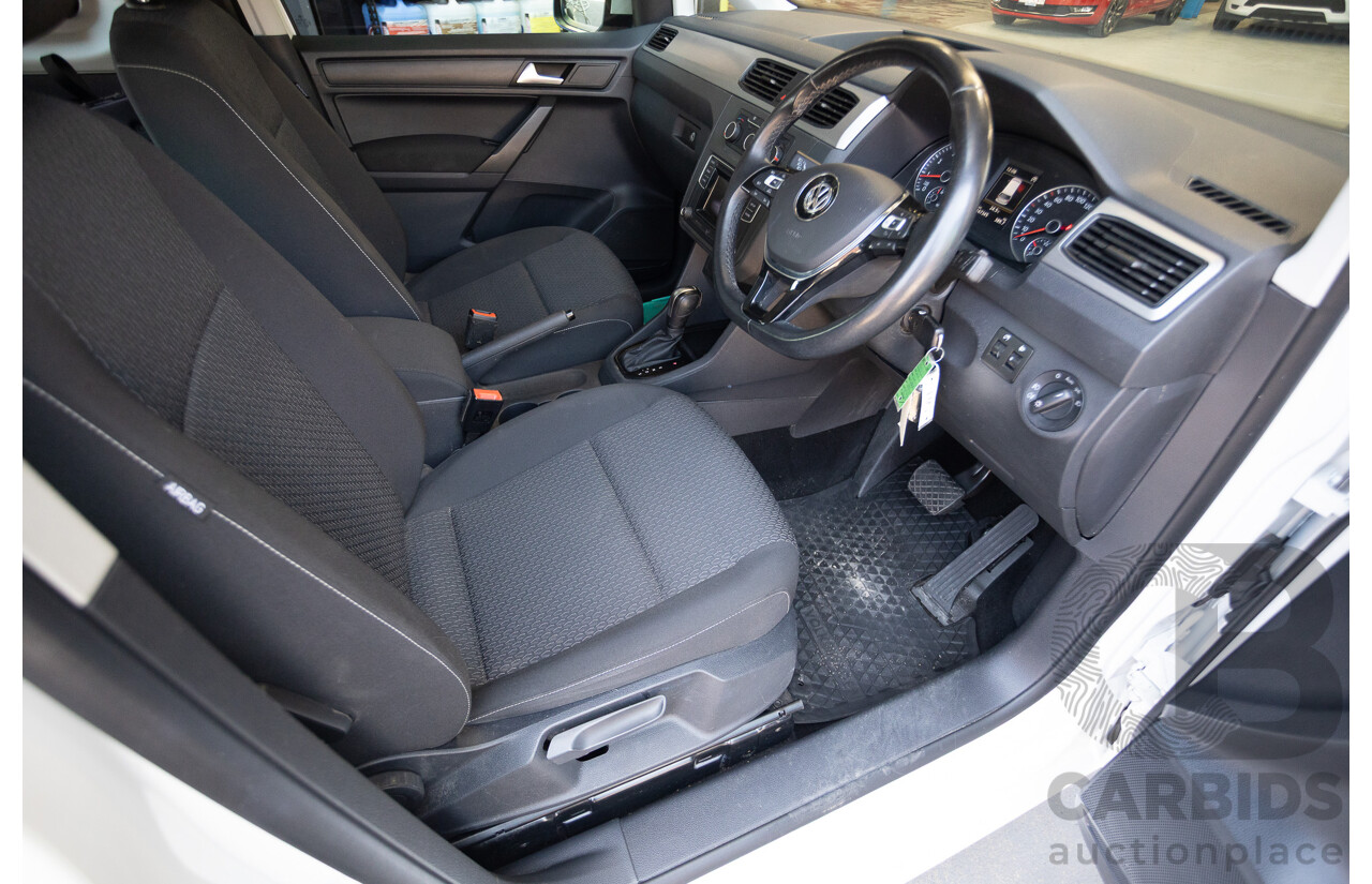 04/2018 Volkswagen Caddy Maxi Trendline TSI220 2K MY18 4D Wagon White Turbo 1.4L - 7 seats