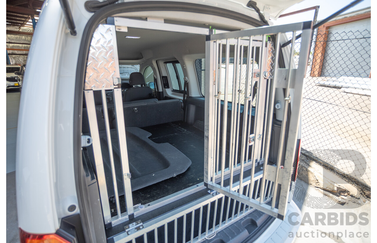 04/2018 Volkswagen Caddy Maxi Trendline TSI220 2K MY18 4D Wagon White Turbo 1.4L - 7 seats