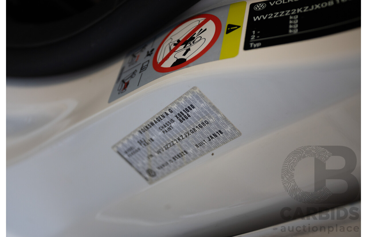 04/2018 Volkswagen Caddy Maxi Trendline TSI220 2K MY18 4D Wagon White Turbo 1.4L - 7 seats