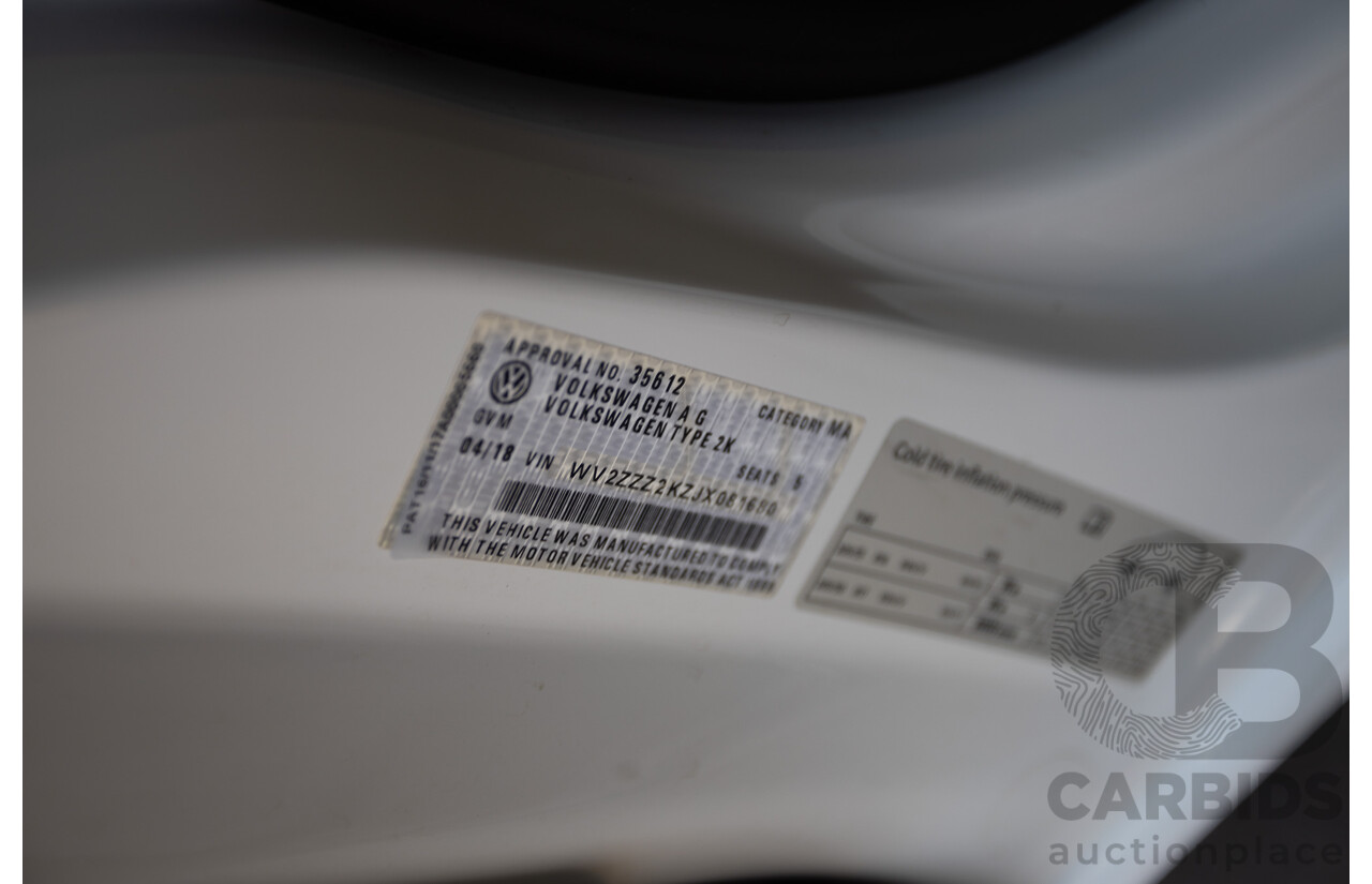 04/2018 Volkswagen Caddy Maxi Trendline TSI220 2K MY18 4D Wagon White Turbo 1.4L - 7 seats