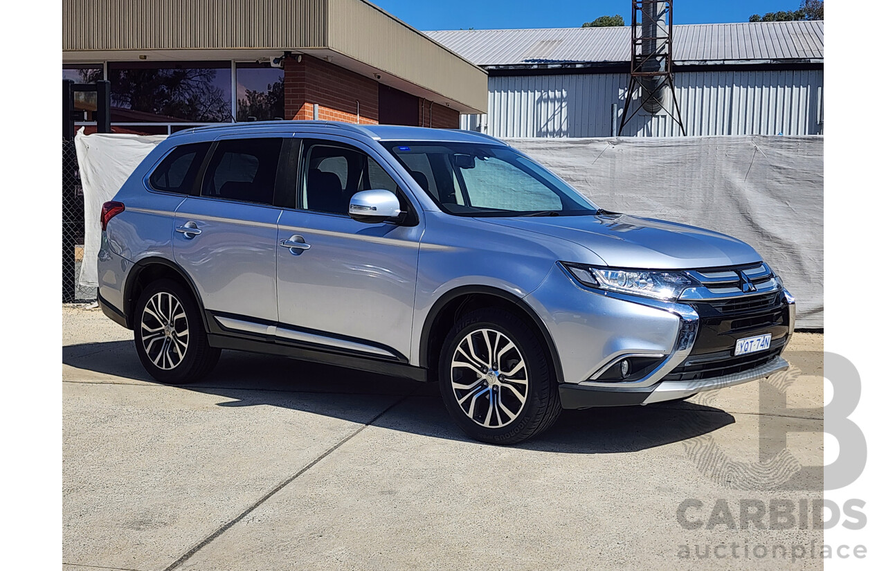7/2016 Mitsubishi Outlander XLS (4x4) ZK MY16 4d Wagon Silver 2.4L