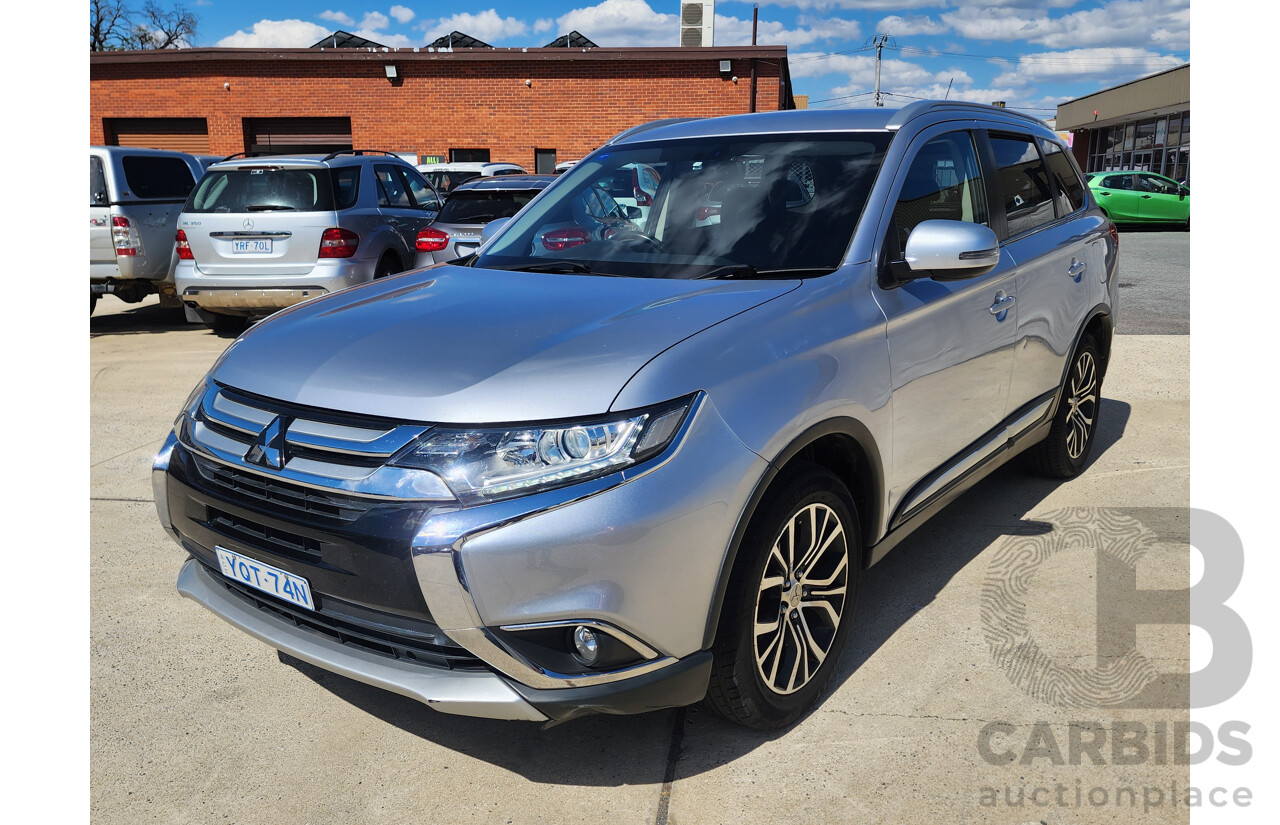 7/2016 Mitsubishi Outlander XLS (4x4) ZK MY16 4d Wagon Silver 2.4L