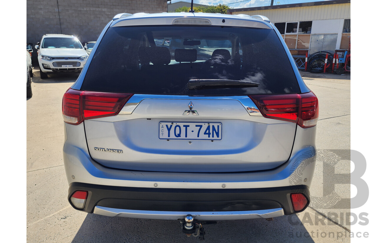 7/2016 Mitsubishi Outlander XLS (4x4) ZK MY16 4d Wagon Silver 2.4L