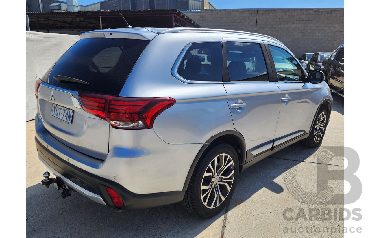 7/2016 Mitsubishi Outlander XLS (4x4) ZK MY16 4d Wagon Silver 2.4L