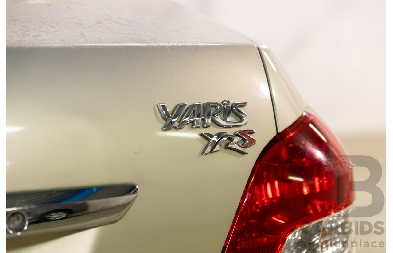 7/2006 Toyota Yaris YRS NCP93R 4d Sedan Tuscan Gold Metallic 1.5L