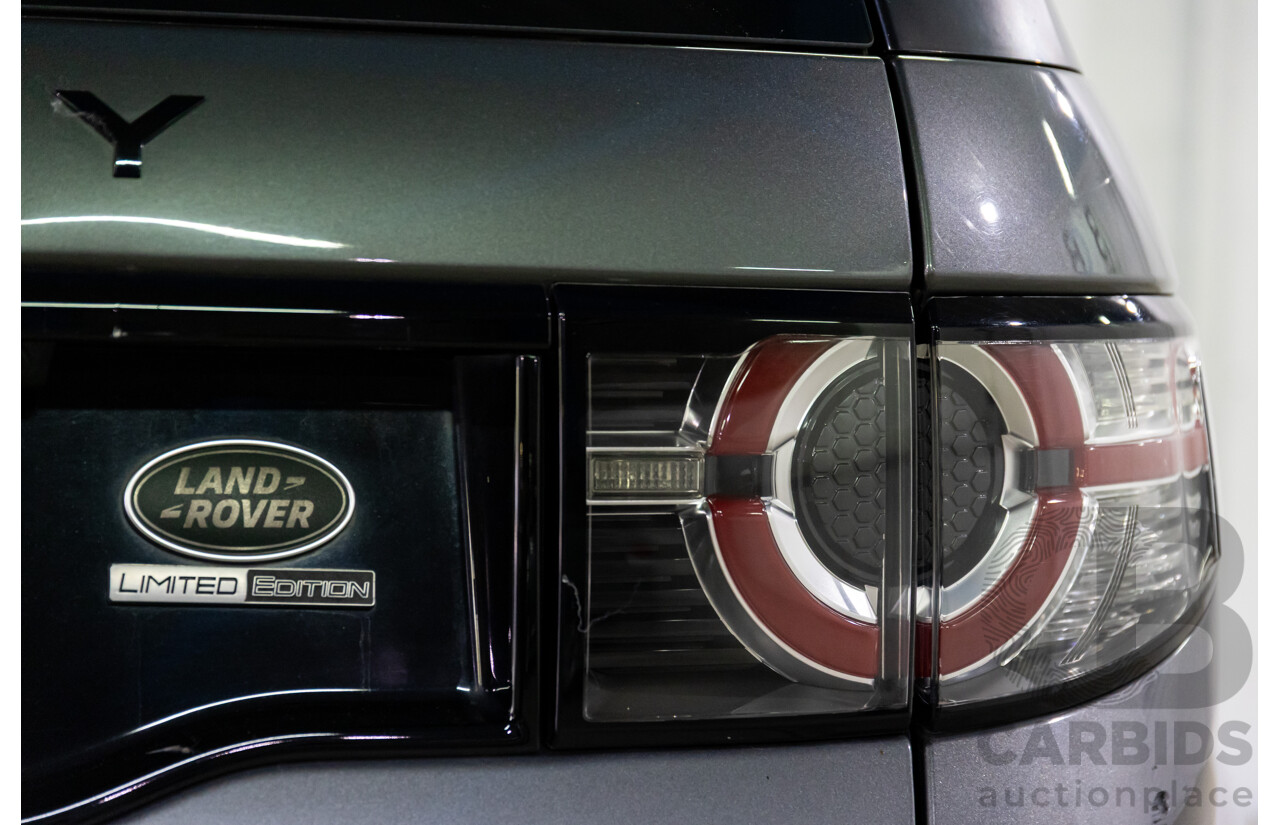 02/2018 Land Rover Discovery Sport Si4 SE Dynamic Design Pack (177kW AWD) 5 Seat L550 MY18 4D Wagon Corris Grey Metallic/ Santorini Black Roof Turbo 2.0L