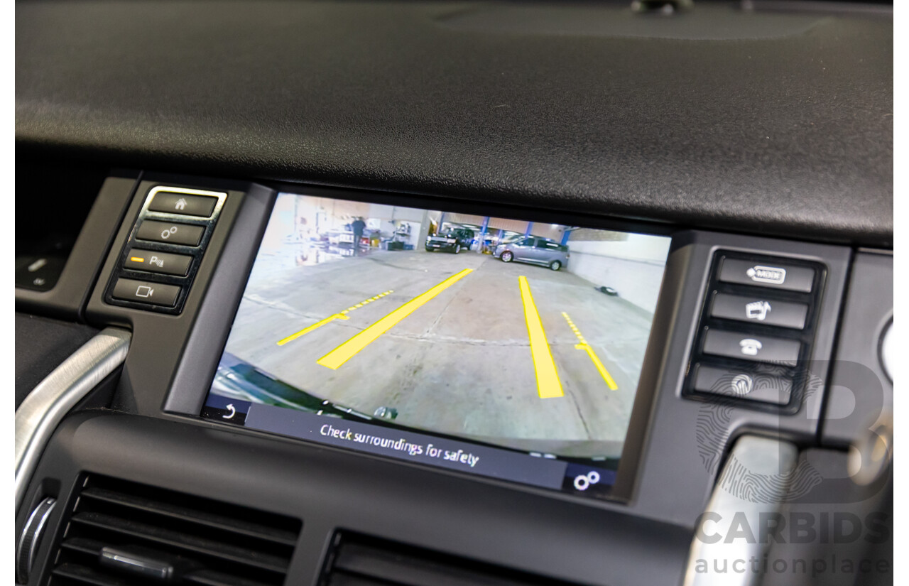 02/2018 Land Rover Discovery Sport Si4 SE Dynamic Design Pack (177kW AWD) 5 Seat L550 MY18 4D Wagon Corris Grey Metallic/ Santorini Black Roof Turbo 2.0L