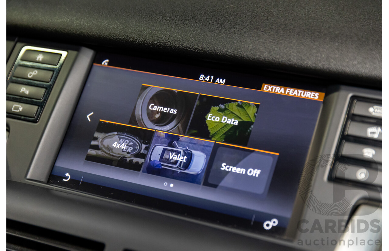 02/2018 Land Rover Discovery Sport Si4 SE Dynamic Design Pack (177kW AWD) 5 Seat L550 MY18 4D Wagon Corris Grey Metallic/ Santorini Black Roof Turbo 2.0L