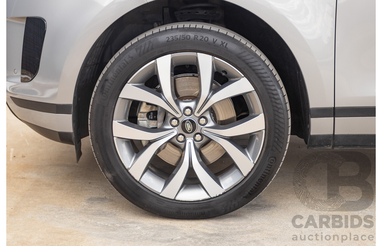 1/2020 Land Rover Range Rover Evoque P200 S (147kW) (AWD) L551 MY20.25 4D Wagon Seoul Silver Pearl Turbo 2.0L