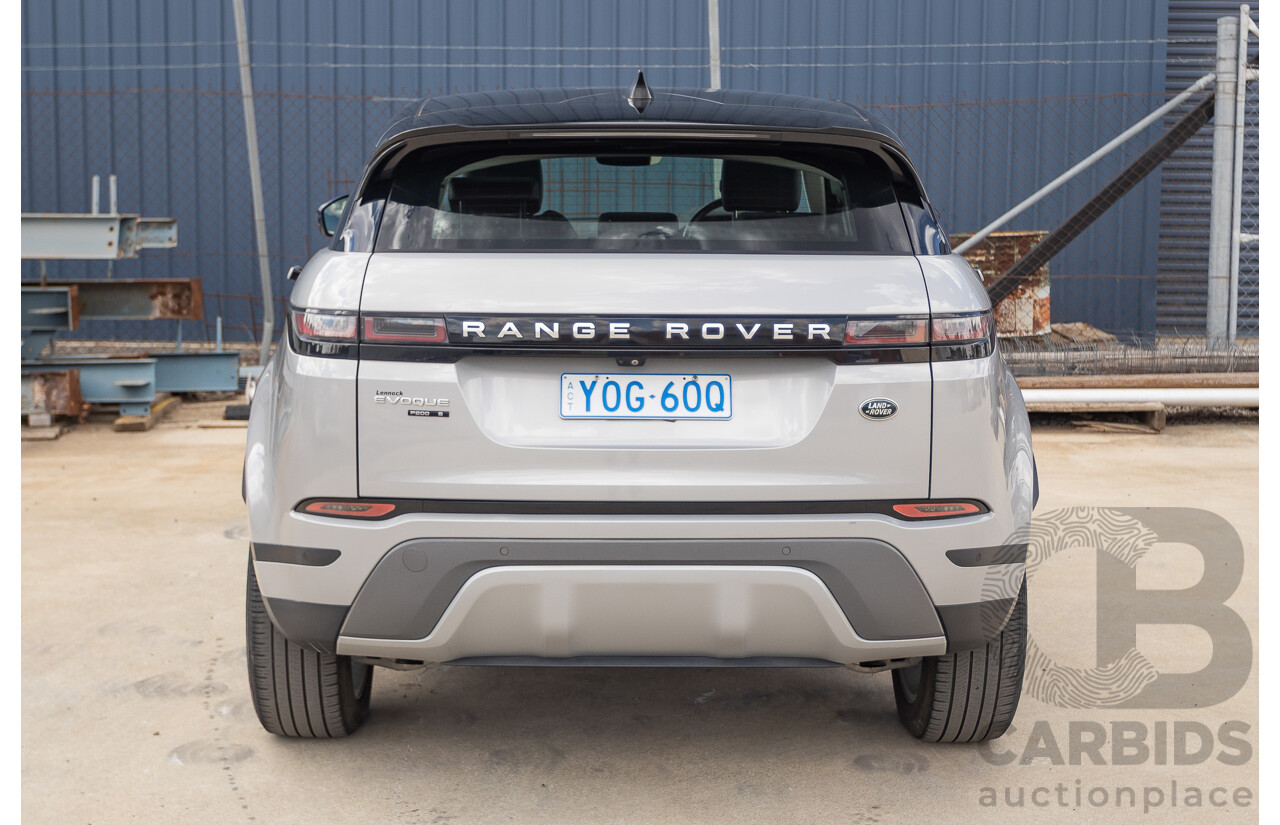1/2020 Land Rover Range Rover Evoque P200 S (147kW) (AWD) L551 MY20.25 4D Wagon Seoul Silver Pearl Turbo 2.0L