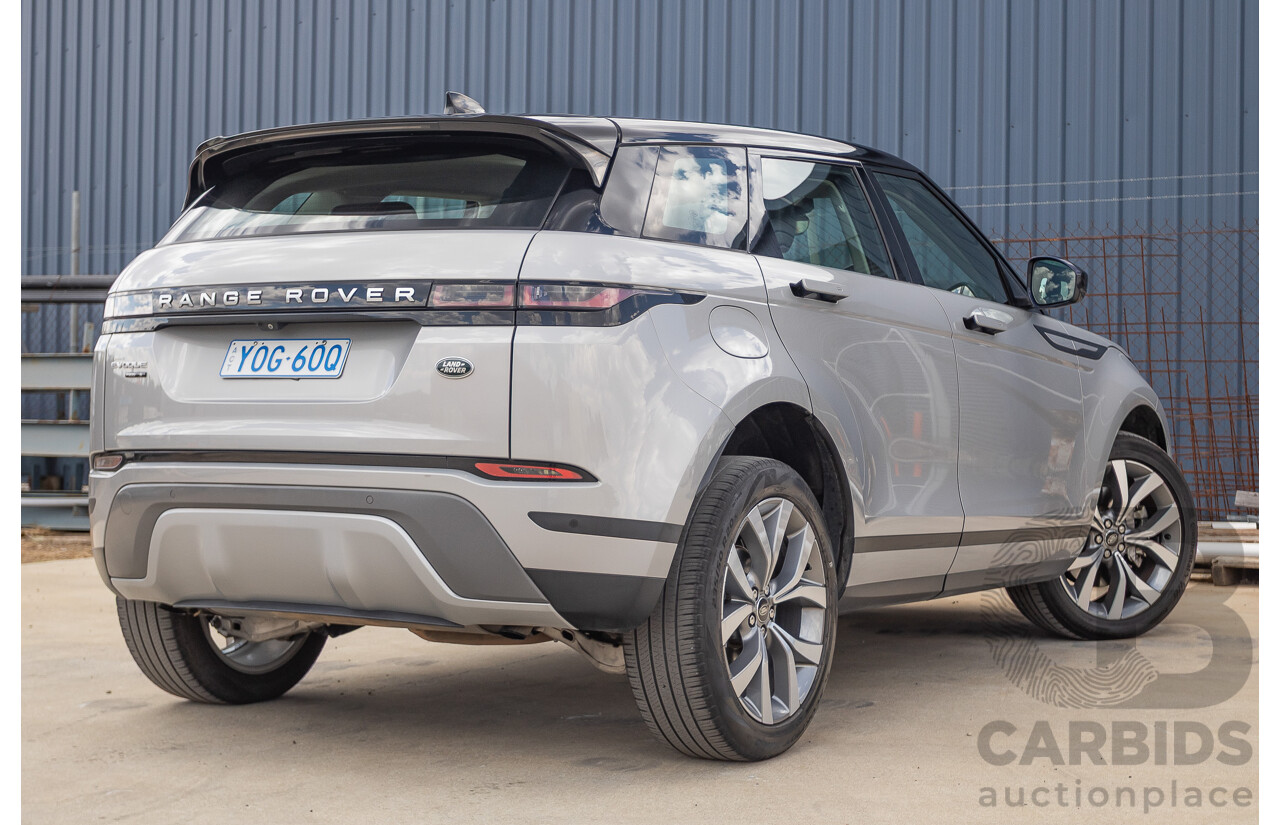 1/2020 Land Rover Range Rover Evoque P200 S (147kW) (AWD) L551 MY20.25 4D Wagon Seoul Silver Pearl Turbo 2.0L