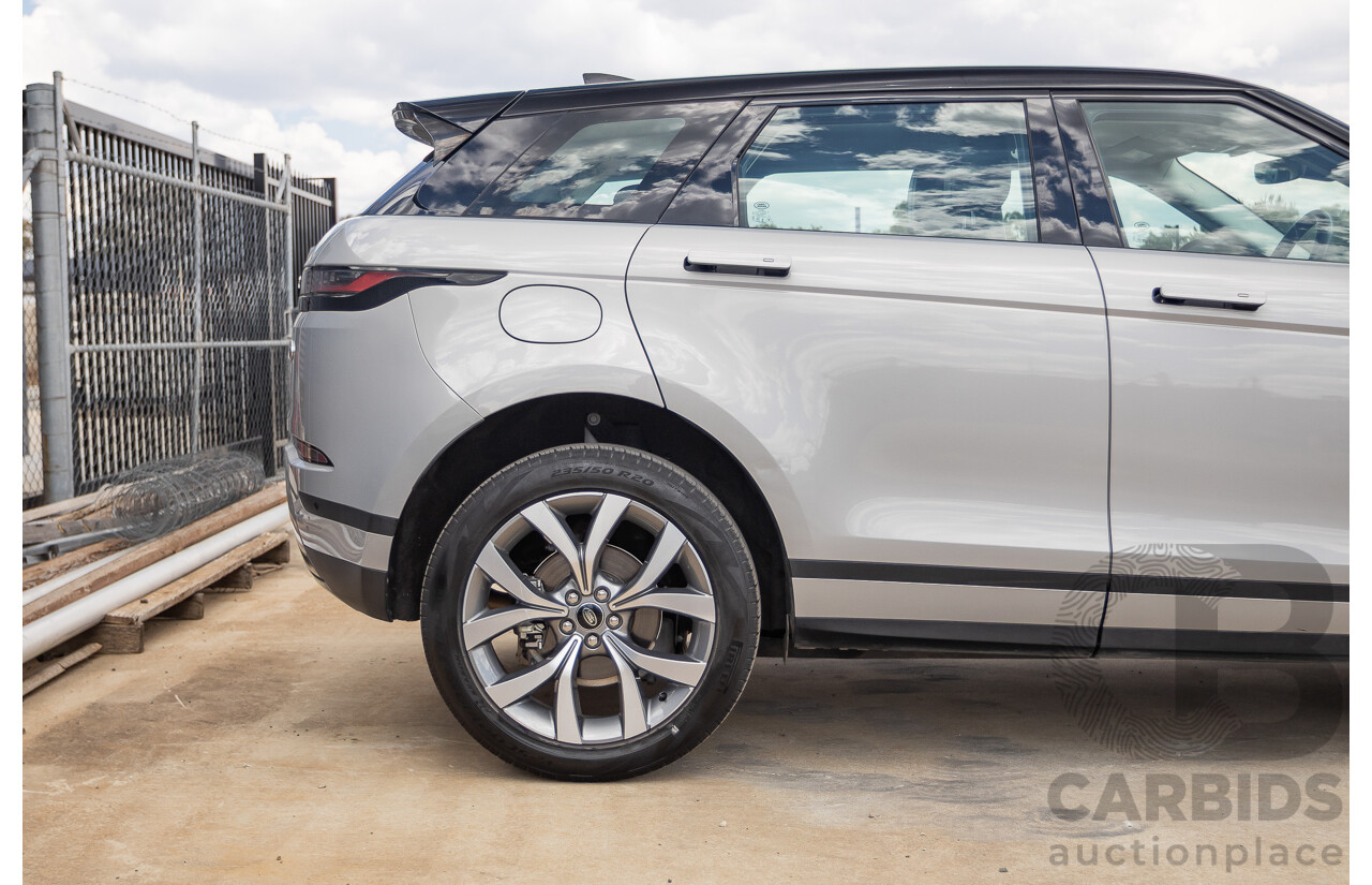 1/2020 Land Rover Range Rover Evoque P200 S (147kW) (AWD) L551 MY20.25 4D Wagon Seoul Silver Pearl Turbo 2.0L