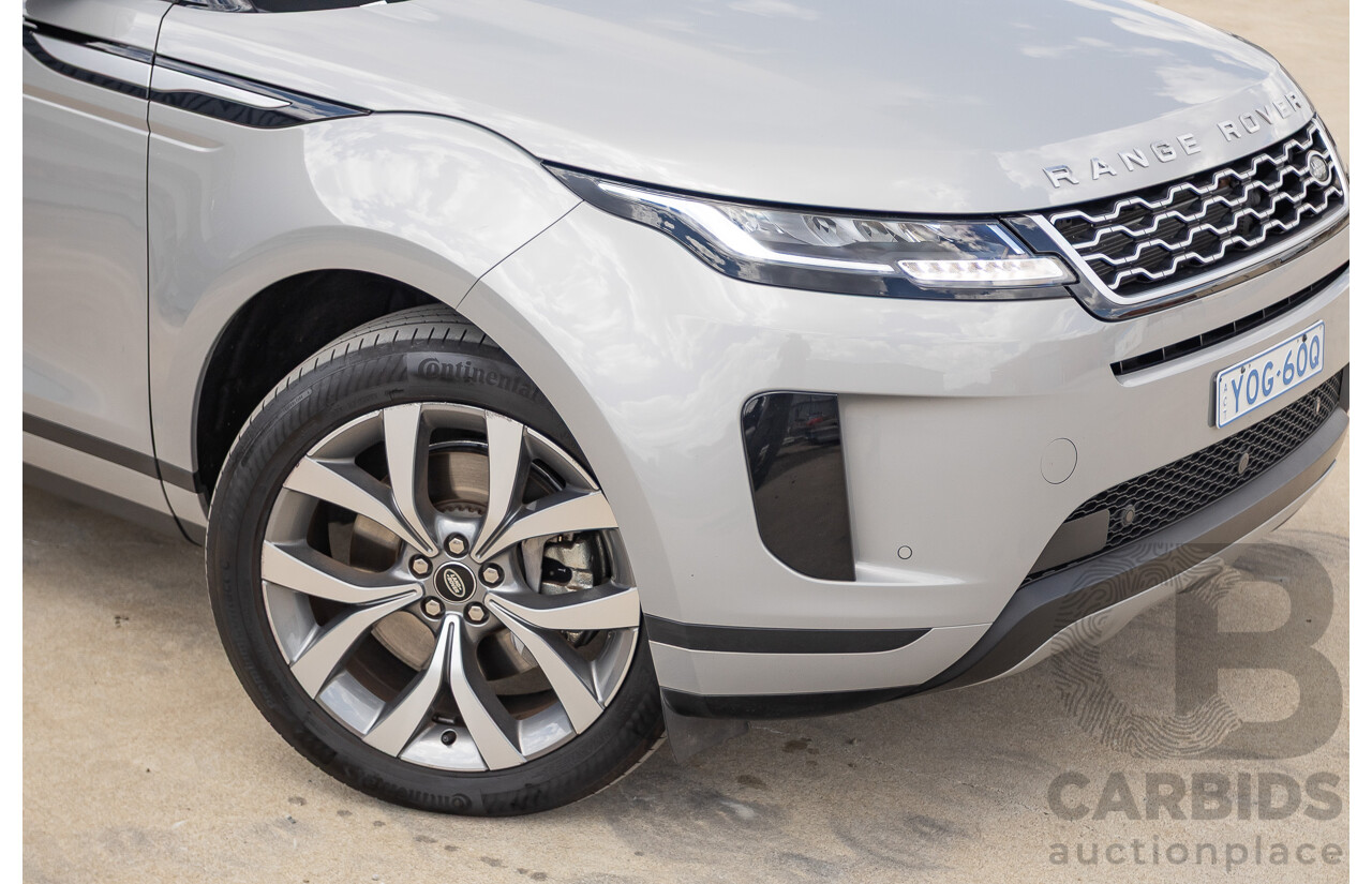 1/2020 Land Rover Range Rover Evoque P200 S (147kW) (AWD) L551 MY20.25 4D Wagon Seoul Silver Pearl Turbo 2.0L