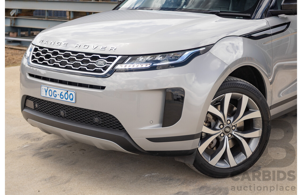 1/2020 Land Rover Range Rover Evoque P200 S (147kW) (AWD) L551 MY20.25 4D Wagon Seoul Silver Pearl Turbo 2.0L