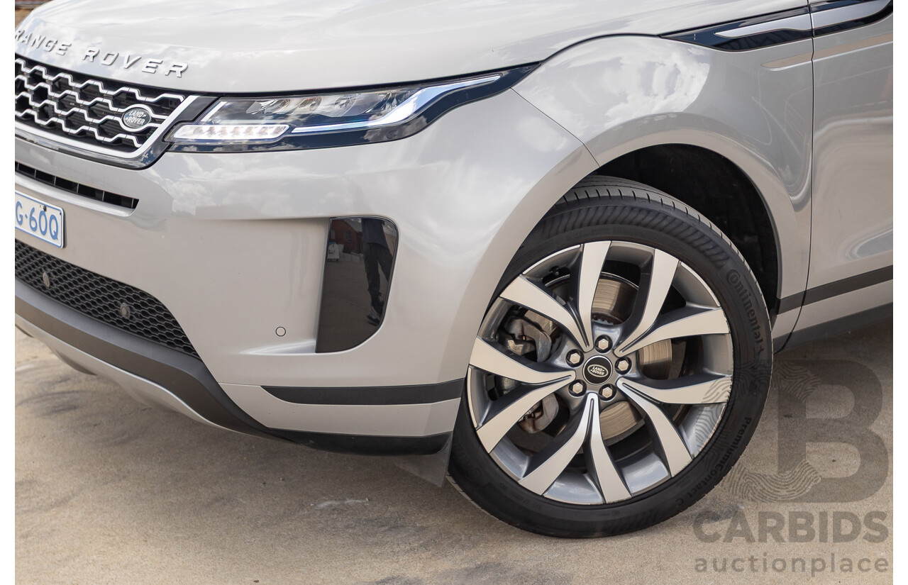 1/2020 Land Rover Range Rover Evoque P200 S (147kW) (AWD) L551 MY20.25 4D Wagon Seoul Silver Pearl Turbo 2.0L