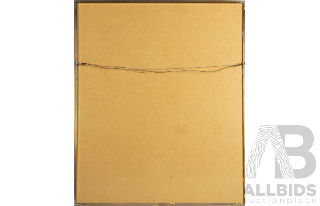 William D. Hughes (20th Century, Australian, 1935-), River Nomad [Brahminy Kite] (1978), Wonderful Original Watercolour, 98 x 82 cm (frame)