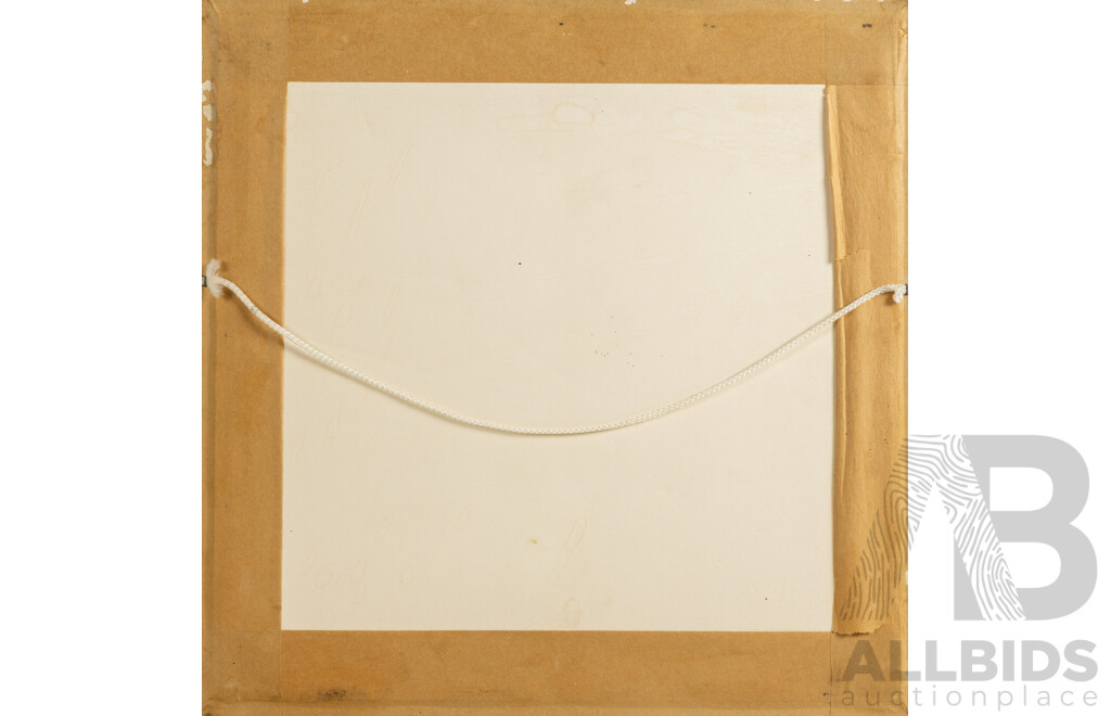 Artist Unknown, (Early 20th Century), Song Bird, Italian Cantù Bobbin Hand-Made Lace Panel, Framed Under Glass, 32 x 32 cm (frame)