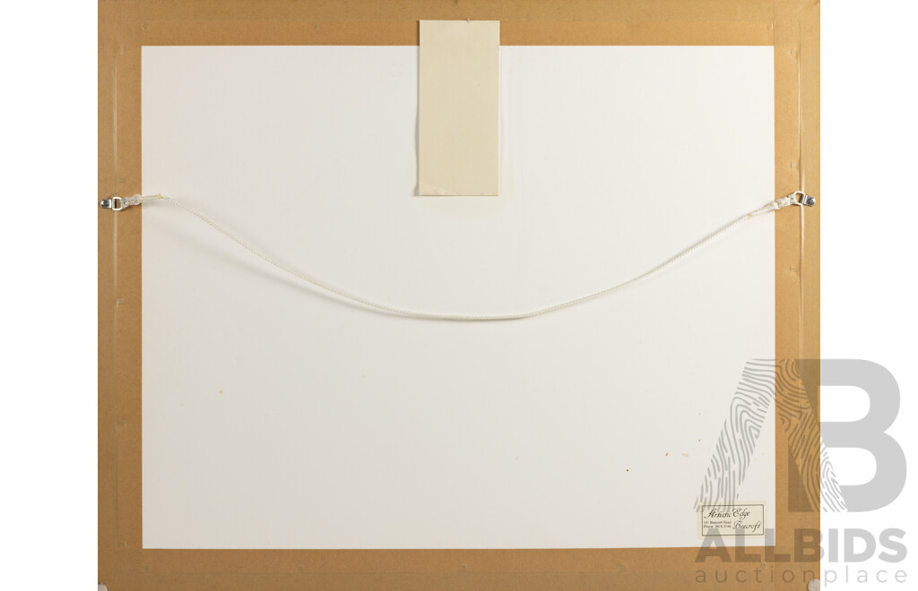 Judith Roberts, (20th Century, Australian, 1932-2022), Morning Reflections, Reproduction Print after Original Watercolour, 64 x 78 cm (frame)