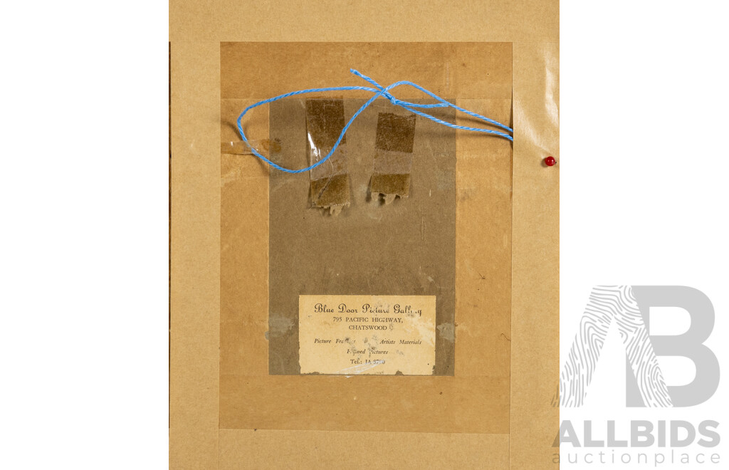 Artist Unknown, (Early 20th Century), Walk in European Town, Lovely Antique Colour Etching, 24 x 19 cm (frame)