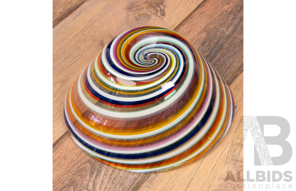 Modern Art Glass Bowl