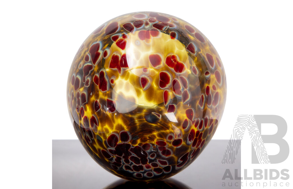 Large Art Glass Vase