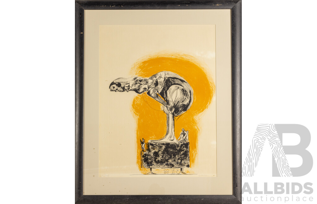 Graham Sutherland, (20th Century, British, 1903-1980), Hybrid (1968), From the Portfolio A Bestiary & Some Correspondences, Signed Lithograph, 85 x 71 cm (frame)