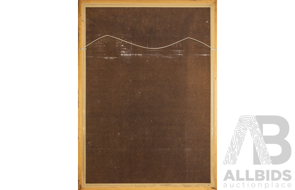 George Baldessin (20th Century, Italian-Born Australian, 1939-1978), Emblems & Chair (1974), Wonderful Original Signed & Editioned Aquatint Etching, 104 x 83 cm (frame)