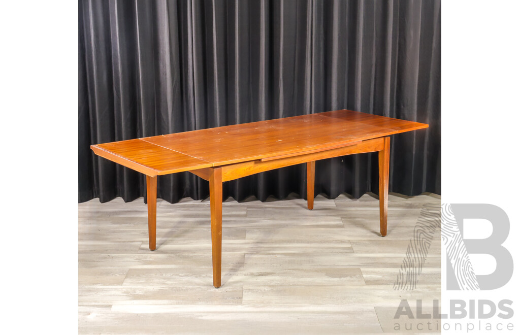 Teak Six Piece Dining Suite with Extension Table and Five Chairs