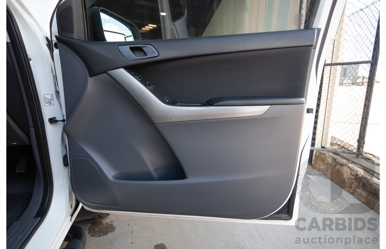 12/2016 Mazda BT-50 XT Hi-Rider (4x2) MY16 Cab Chasis Cool White Turbo Diesel 2.2L