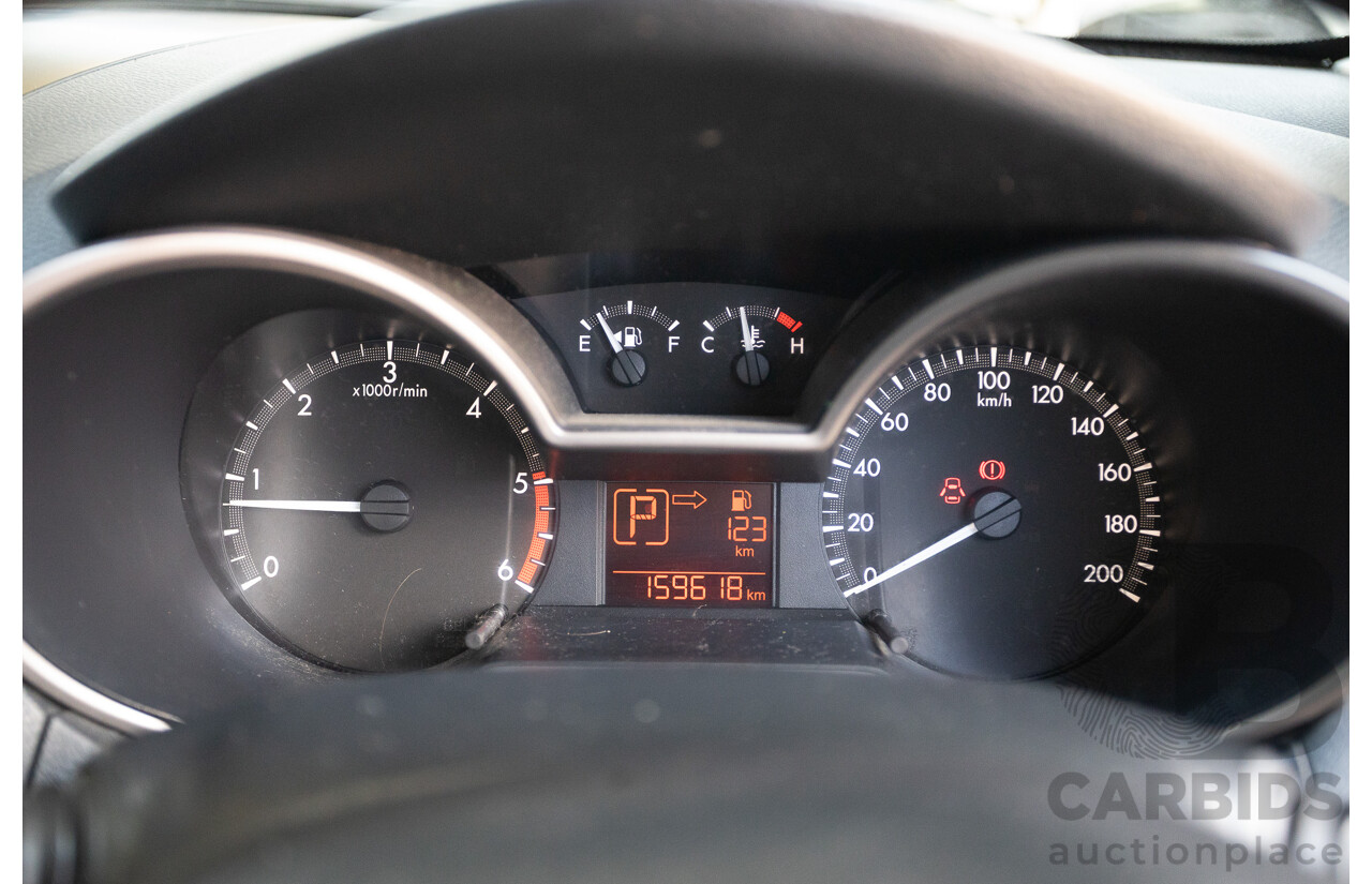 12/2016 Mazda BT-50 XT Hi-Rider (4x2) MY16 Cab Chasis Cool White Turbo Diesel 2.2L