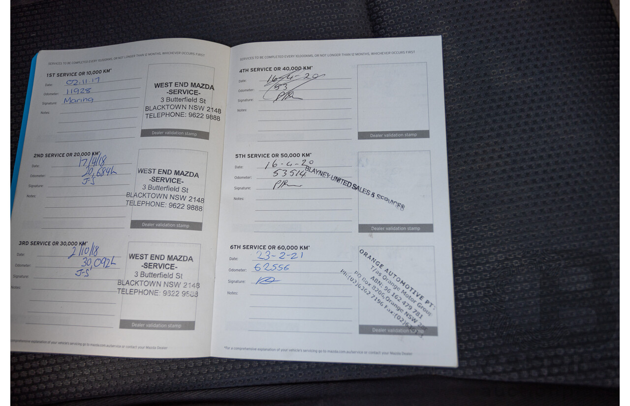 12/2016 Mazda BT-50 XT Hi-Rider (4x2) MY16 Cab Chasis Cool White Turbo Diesel 2.2L