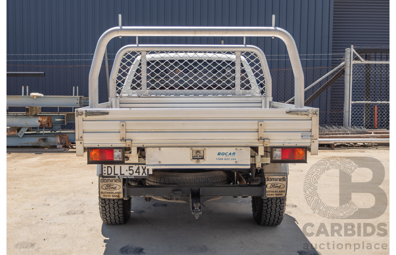 12/2016 Mazda BT-50 XT Hi-Rider (4x2) MY16 Cab Chasis Cool White Turbo Diesel 2.2L