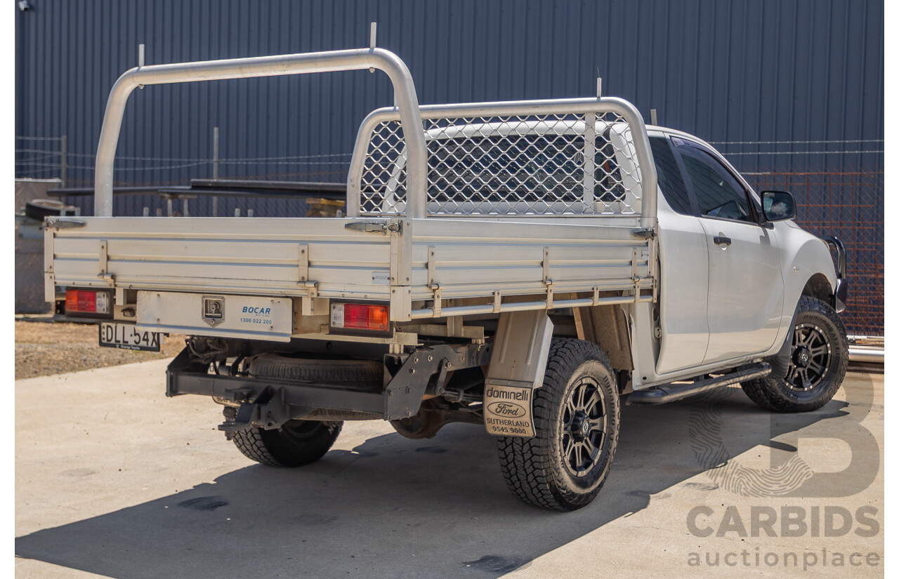 12/2016 Mazda BT-50 XT Hi-Rider (4x2) MY16 Cab Chasis Cool White Turbo Diesel 2.2L