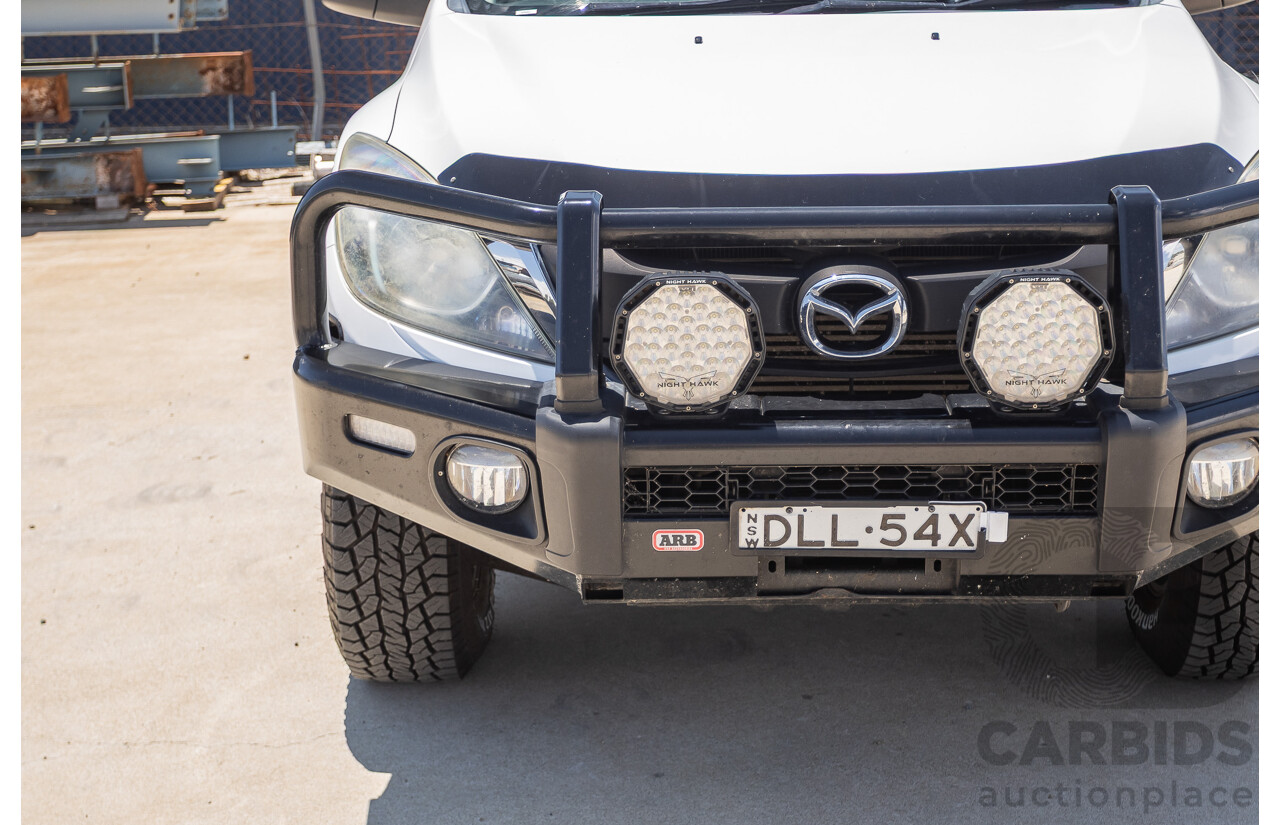 12/2016 Mazda BT-50 XT Hi-Rider (4x2) MY16 Cab Chasis Cool White Turbo Diesel 2.2L