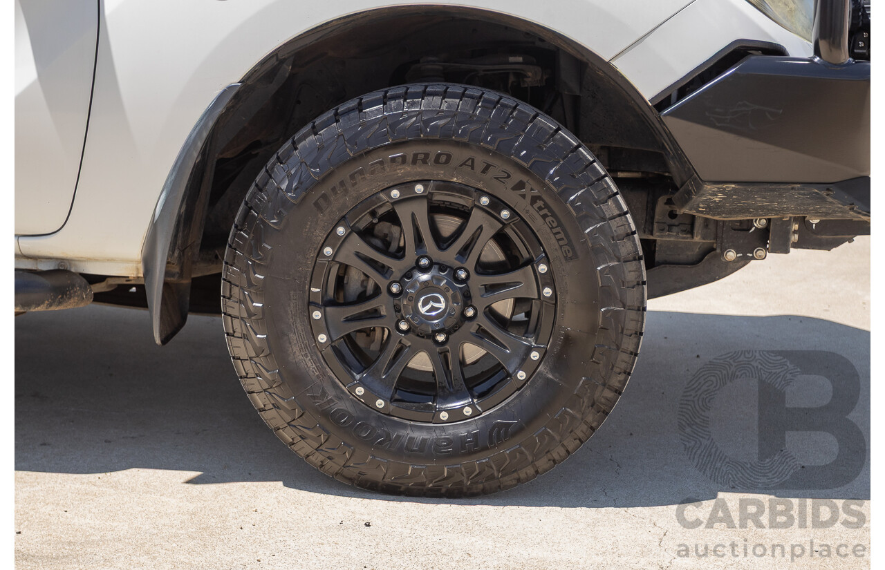 12/2016 Mazda BT-50 XT Hi-Rider (4x2) MY16 Cab Chasis Cool White Turbo Diesel 2.2L