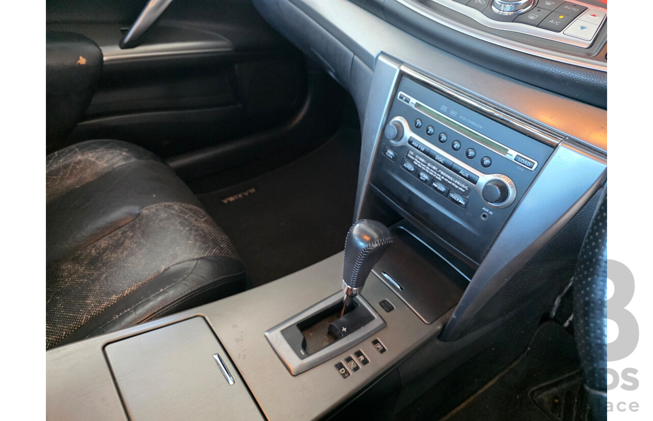 11/2009 Nissan Maxima 350 ST-S J32 4d Sedan White 3.5L