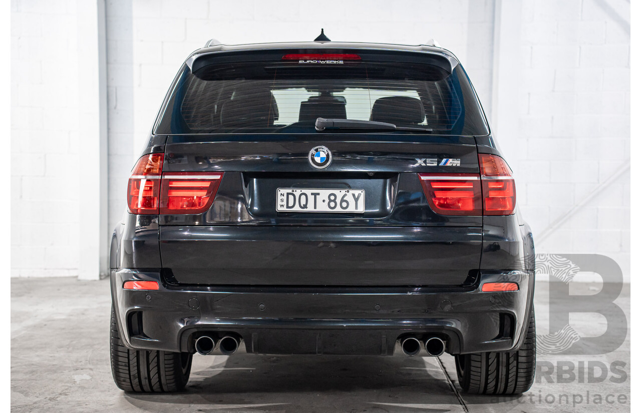 7/2011 BMW X5 M (AWD) E70 MY10 4d Wagon Black Sapphire Metallic Twin Turbo V8 4.4L