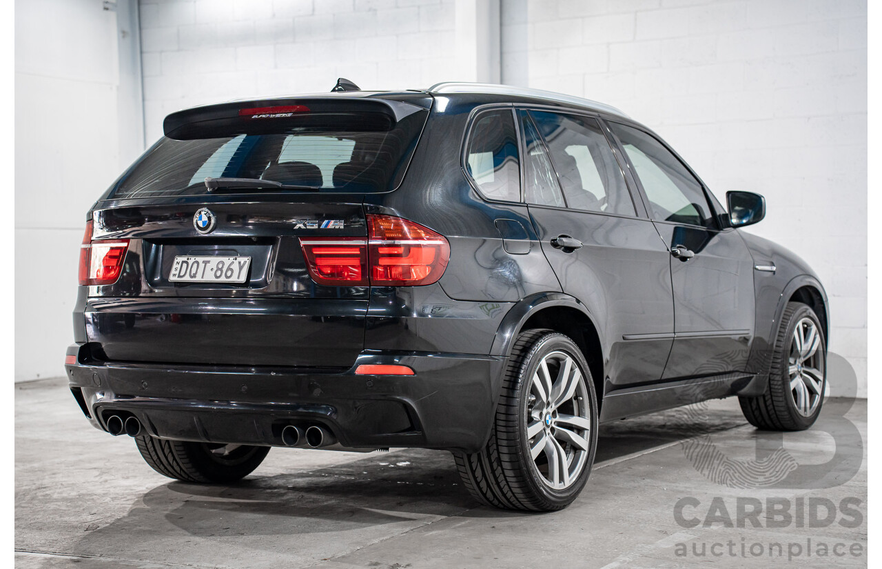 7/2011 BMW X5 M (AWD) E70 MY10 4d Wagon Black Sapphire Metallic Twin Turbo V8 4.4L