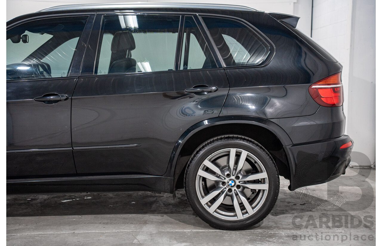 7/2011 BMW X5 M (AWD) E70 MY10 4d Wagon Black Sapphire Metallic Twin Turbo V8 4.4L