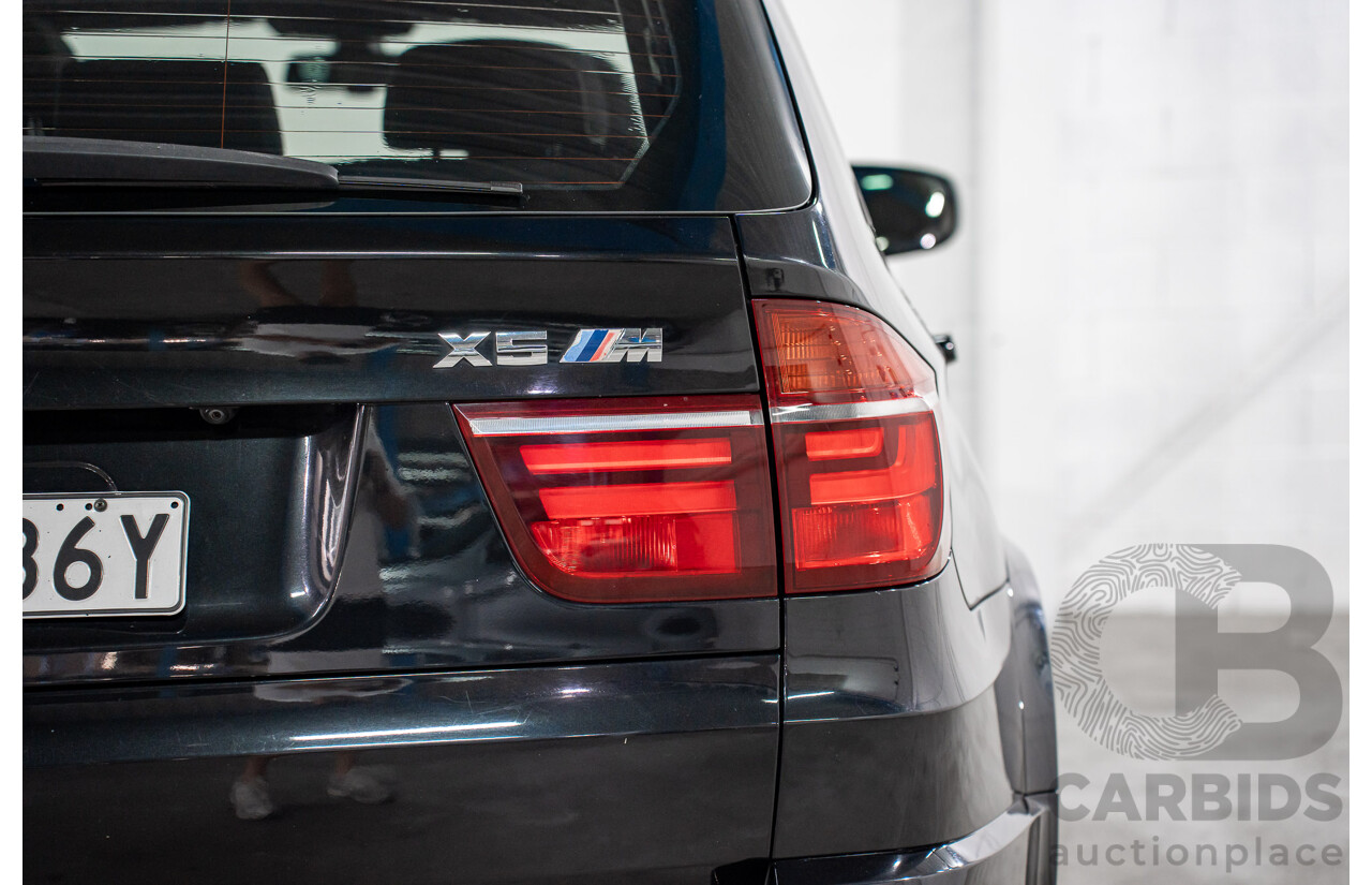 7/2011 BMW X5 M (AWD) E70 MY10 4d Wagon Black Sapphire Metallic Twin Turbo V8 4.4L