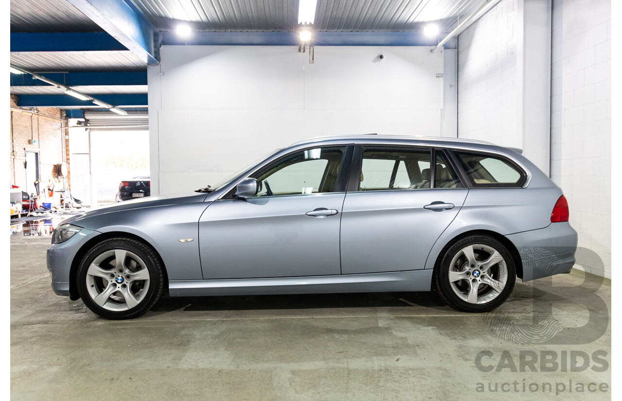 11/2011 BMW 320d Touring Lifestyle E91 MY11 4d Wagon Blue Water Metallic Turbo Diesel 2.0L