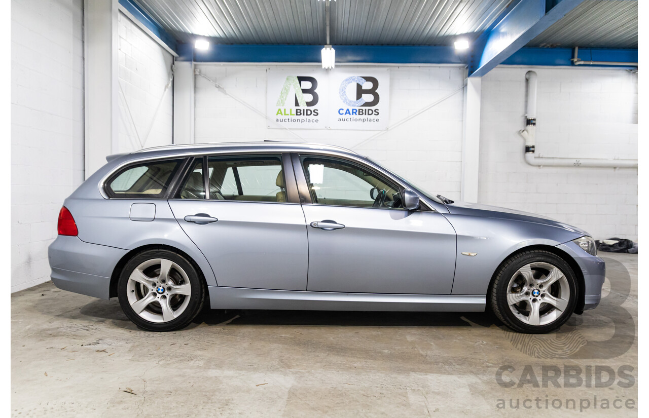 11/2011 BMW 320d Touring Lifestyle E91 MY11 4d Wagon Blue Water Metallic Turbo Diesel 2.0L