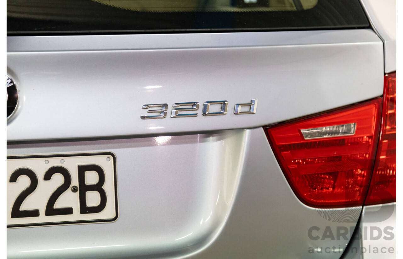 11/2011 BMW 320d Touring Lifestyle E91 MY11 4d Wagon Blue Water Metallic Turbo Diesel 2.0L