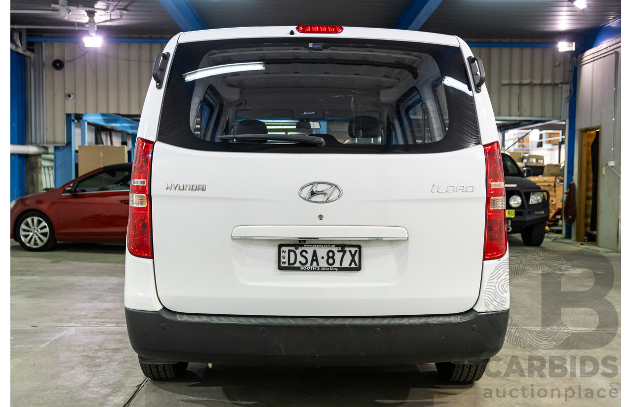 08/2017 Hyundai Iload 3S Liftback (RWD) TQ Series 2 (TQ3) MY18 4d Van Polar White Turbo Diesel 2.5L
