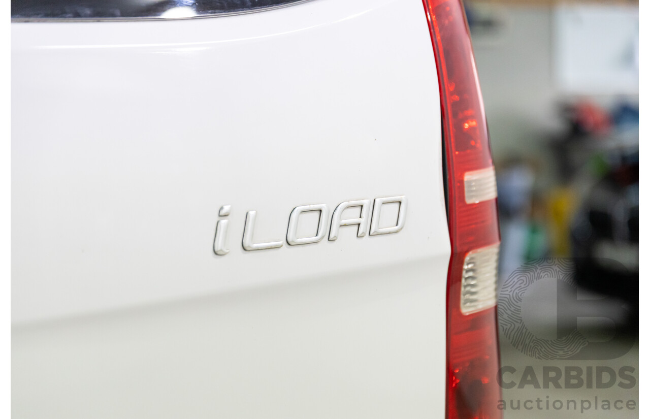 08/2017 Hyundai Iload 3S Liftback (RWD) TQ Series 2 (TQ3) MY18 4d Van Polar White Turbo Diesel 2.5L